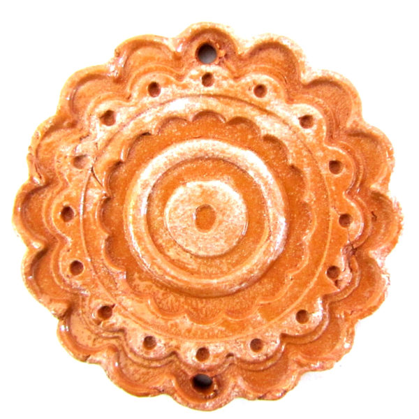 col22a 1 600x600 - Mandala terracotta ca 3 x 3 cm (cod. COL22)