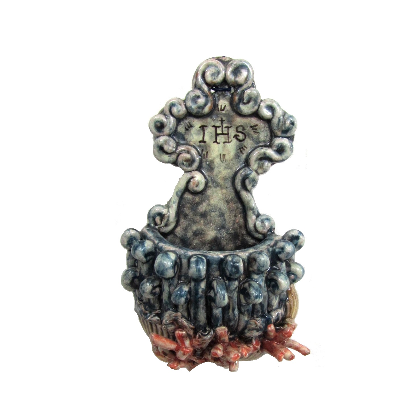 Acquasantiera mare IHS 18 x 11 cm (cod. REL18) rel18 600x600 - Acquasantiera mare IHS 18 x 11 cm (cod. REL18)