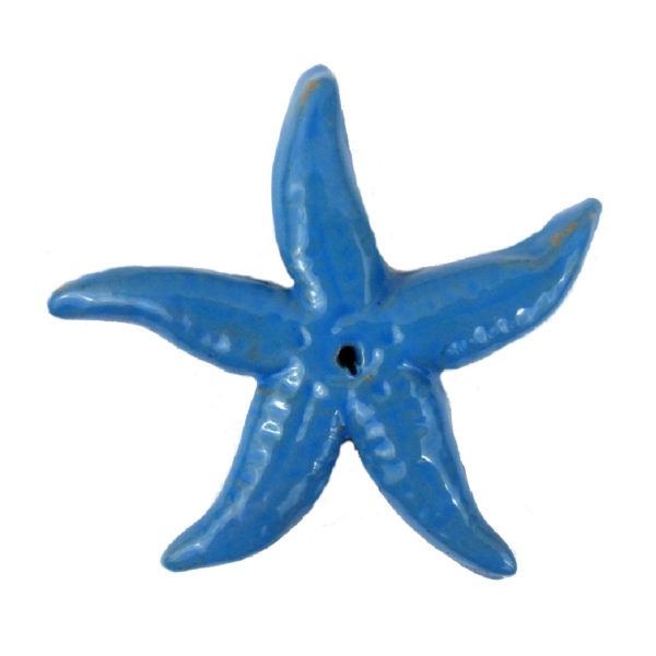 calamita stella marina ceramica azzurra