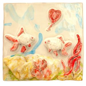 pesciolini.innamorati ceramica pesci in ceramica taormina