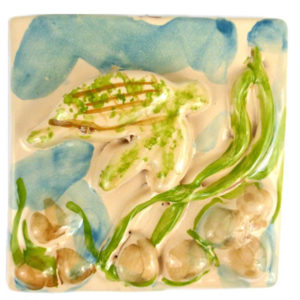 tartaruga verde ceramica taormina